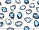 [Video] High Quality Grayish Blue Topaz AAA Loose Stone Pear Shape Cushion Cut 8x6mm 2pcs