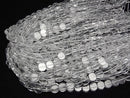 [Video] Crystal (Smelted Quartz) AAA Flat Coin 10x10mm 1strand beads (approx. 15 inches/36 cm)