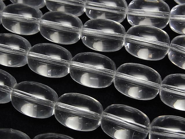 [Video] Crystal (Smelted Quartz) AAA Rice 13x10x10mm 1strand beads (approx. 15 inches/36 cm)