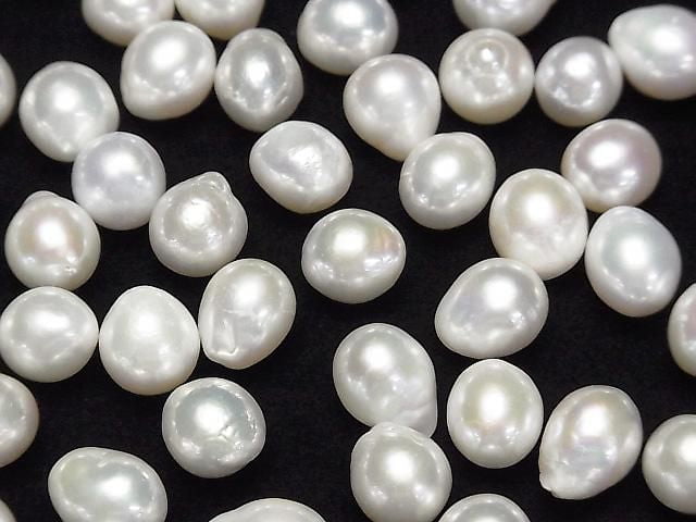 [Video] Fresh Water Pearl AA++ Loose Stone Drop - Potato 10-14mm White 3pcs