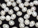 [Video] Fresh Water Pearl AA++ Loose Stone Drop-Potato 10-14mm White 3pcs