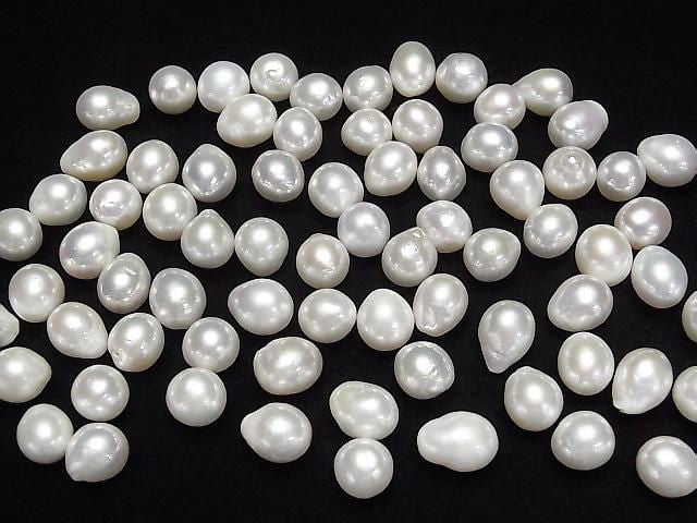 [Video] Fresh Water Pearl AA++ Loose Stone Drop - Potato 10-14mm White 3pcs