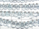 [Video] High Quality Aquamarine AAA Drop Faceted Briolette half or 1strand beads (aprx.7inch/18cm)