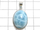 [Video][One of a kind] Larimar Pectolite AAA Pendant Silver925 NO.41