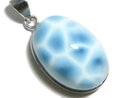 [Video][One of a kind] Larimar Pectolite AAA Pendant Silver925 NO.42