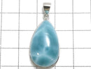 [Video][One of a kind] Larimar Pectolite AAA Pendant Silver925 NO.43