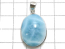 [Video][One of a kind] Larimar Pectolite AAA Pendant Silver925 NO.45