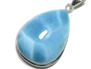 [Video][One of a kind] Larimar Pectolite AAA Pendant Silver925 NO.48