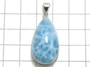 [Video][One of a kind] Larimar Pectolite AAA Pendant Silver925 NO.50