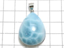 [Video][One of a kind] Larimar Pectolite AAA Pendant Silver925 NO.53