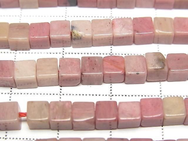 [Video] Siliceous Schist Cube 4x4x4mm 1strand beads (approx. 15 inches/36 cm)