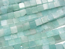 [Video] Amazonite Cube 4.5x4.5x4.5mm 1strand beads (approx. 15 inches/36 cm)