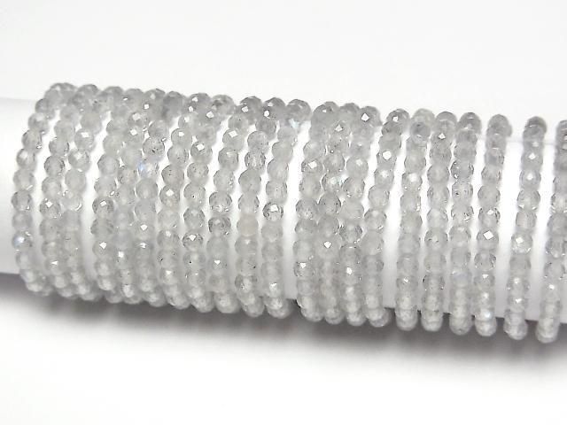 [Video] High Quality! Labradorite Faceted Round 2mm 3pcs (Ring)