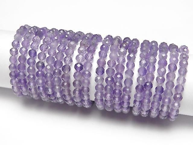[Video] High Quality! Amethyst Faceted Round 2mm 3pcs (Ring)