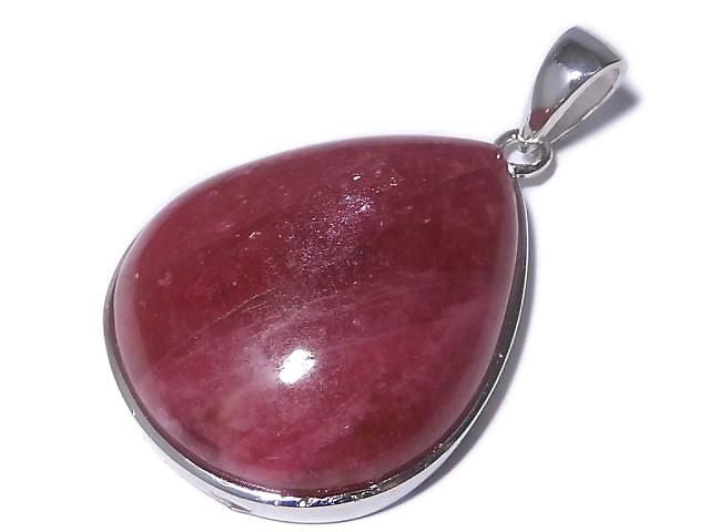[Video][One of a kind] Rhodonite AAA Pendant Silver925 NO.19
