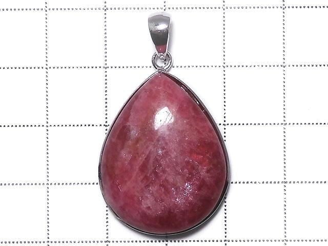 [Video][One of a kind] Rhodonite AAA Pendant Silver925 NO.20
