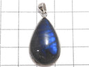 [Video][One of a kind] Blue Labradorite AAA Pendant Silver925 NO.71