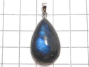 [Video][One of a kind] Blue Labradorite AAA Pendant Silver925 NO.72