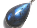[Video][One of a kind] Blue Labradorite AAA Pendant Silver925 NO.75