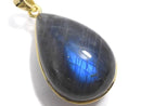 [Video][One of a kind] Blue Labradorite AAA Pendant 18KGP NO.77
