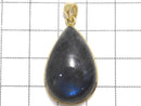 [Video][One of a kind] Blue Labradorite AAA Pendant 18KGP NO.77