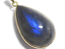 [Video][One of a kind] Blue Labradorite AAA Pendant 18KGP NO.80