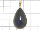 [Video][One of a kind] Blue Labradorite AAA Pendant 18KGP NO.80