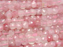 [Video] High Quality! Rhodonite Silica AA++ Cube Shape 4x4x4mm 1strand beads (approx. 15 inches/37 cm)