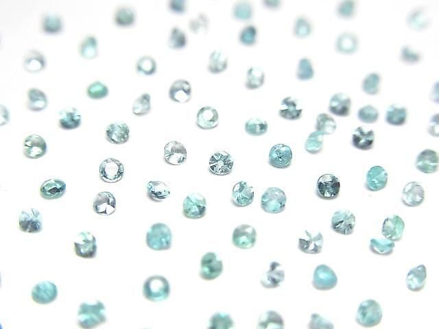 [Video] High Quality Paraiba Tourmaline AAA Loose Stone Round Faceted 1.5x1.5mm 5pcs
