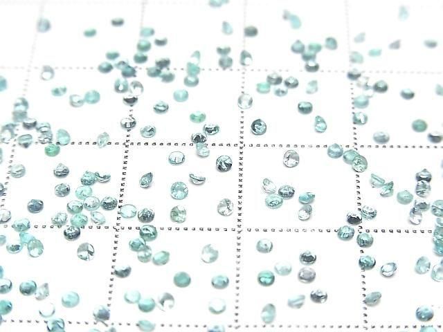 [Video] High Quality Paraiba Tourmaline AAA Loose Stone Round Faceted 1.5x1.5mm 5pcs