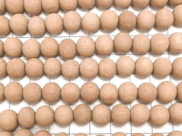 Rosewood Semi-Round 10mm Matte Finish 1strand beads (approx. 15 inches/38 cm)