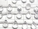[Video] Crystal AAA Drop Faceted Briolette 9x6x6mm half or 1strand beads (approx. 15 inches/38 cm)