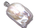 [Video][One of a kind] Fresh Water Pearl Keshi Pearl Pendant Silver925 NO.20