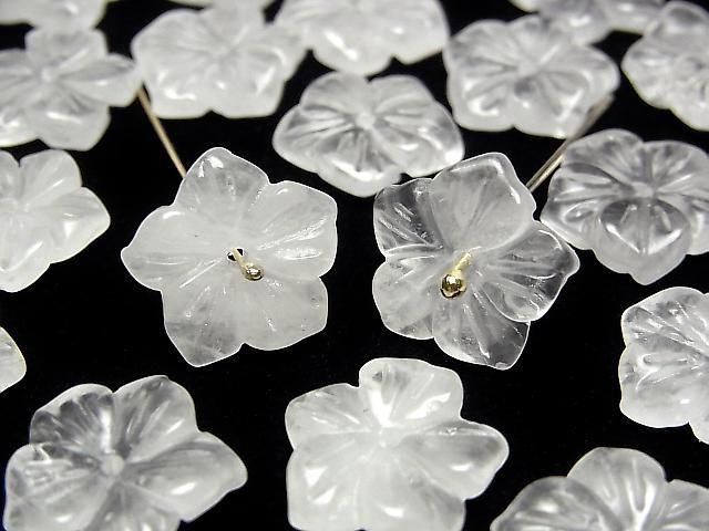 [Video] Crystal Flower 14mm Center Hole 2pcs