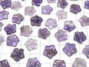 [Video] Mixed Amethyst Flower 14mm Center Hole 2pcs