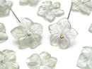 [Video] Green Fluorite Flower 14mm Center Hole 2pcs