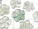 [Video] Green Fluorite Flower 14mm Center Hole 2pcs
