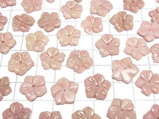 [Video] Siliceous Schist Flower 14mm Center Hole 2pcs