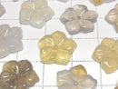 [Video] Gray Onyx Flower 14mm Center Hole 2pcs