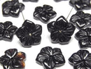 [Video] Onyx Flower 14mm Center Hole 2pcs