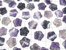 [Video] Purple Fluorite Flower 14mm Top Hole 2pcs