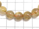 [Video][One of a kind] Rutilated Quartz AAA Round 10mm Bracelet NO.139
