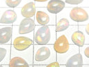 [Video] High Quality Ethiopian Opal AAA-Pear Shape Cabochon Mix Size 5pcs