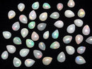 [Video] High Quality Ethiopian Opal AAA-Pear Shape Cabochon Mix Size 5pcs