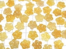 [Video] Yellow Calcite Flower 14mm Top Hole 2pcs