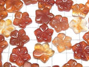 [Video] Carnelian Flower 14mm Top Hole 2pcs