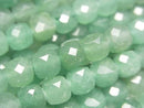[Video] High Quality! Green Aventurine Cube Shape 7x7x7mm 1strand beads (approx. 15 inches/36 cm)