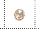 [Video][One of a kind] Light Brown Diamond Loose Stone Rose Cut 1pc NO.61