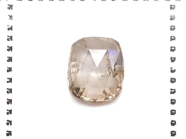 [Video][One of a kind] Light Brown Diamond Loose Stone Rose Cut 1pc NO.66