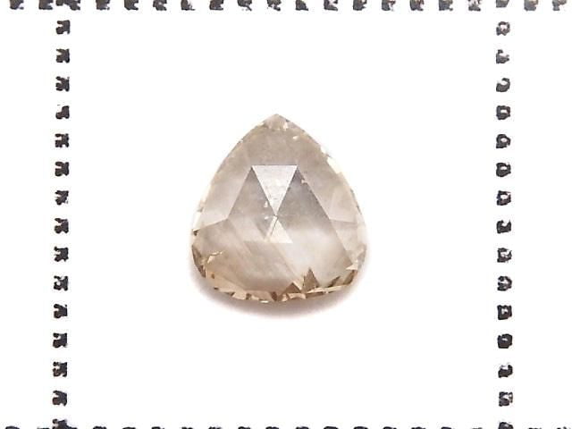 [Video][One of a kind] Light Brown Diamond Loose Stone Rose Cut 1pc NO.67